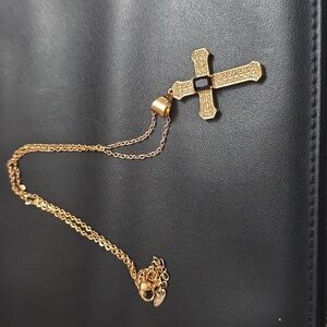 Cross with black zirconia